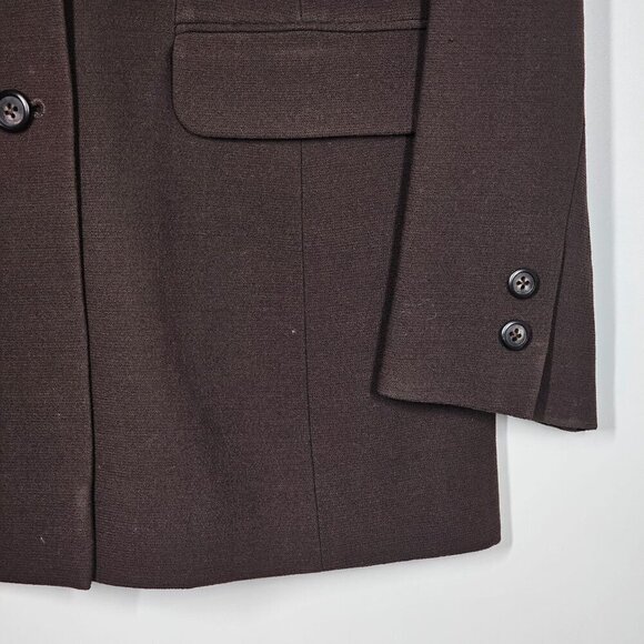 Lafayette 148 Womens Chocolate Brown Blazer Classic Chic Streetstyle* Size 4 - Picture 4 of 13